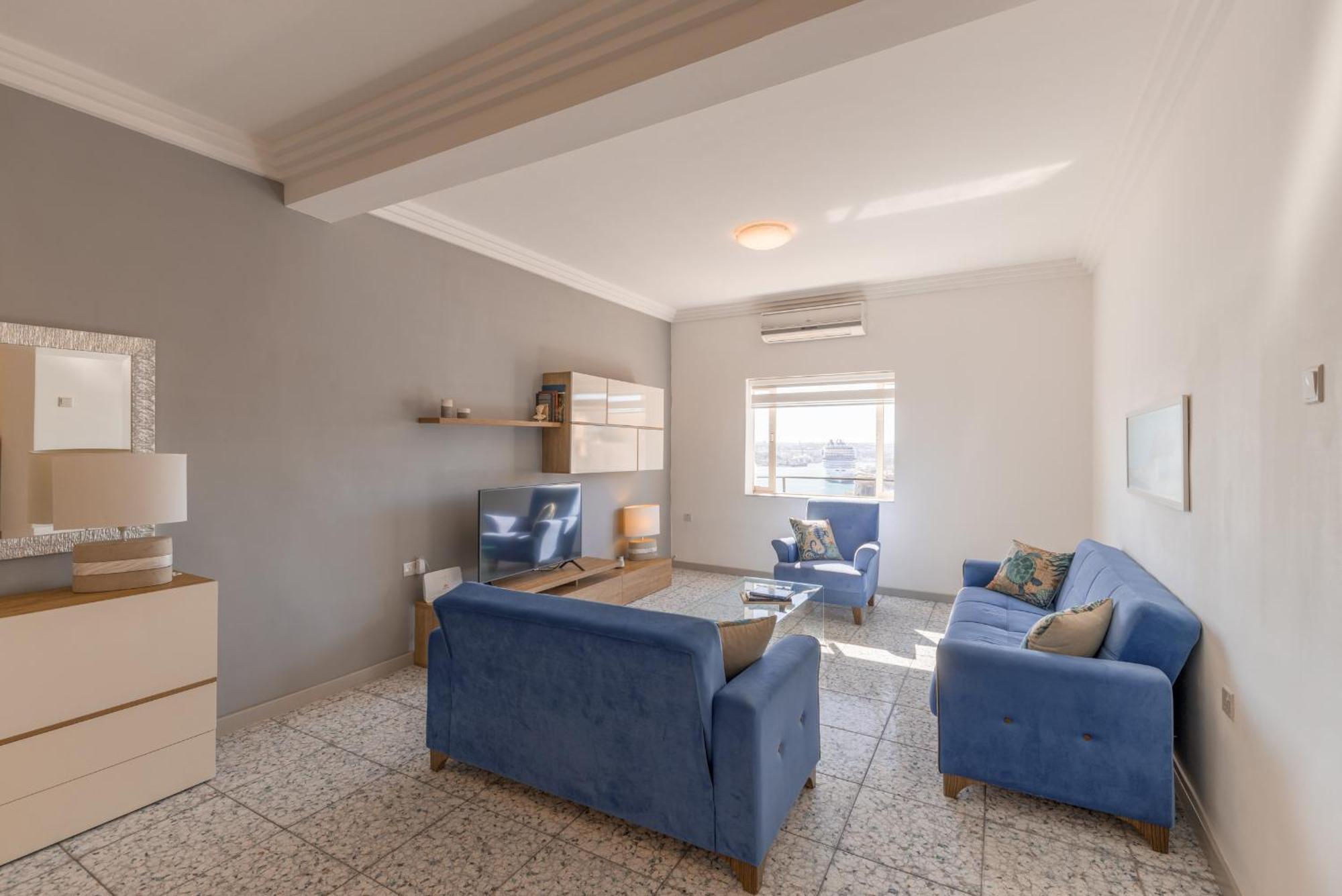 Harbour View - Large 2Br Apartment Valletta Eksteriør bilde